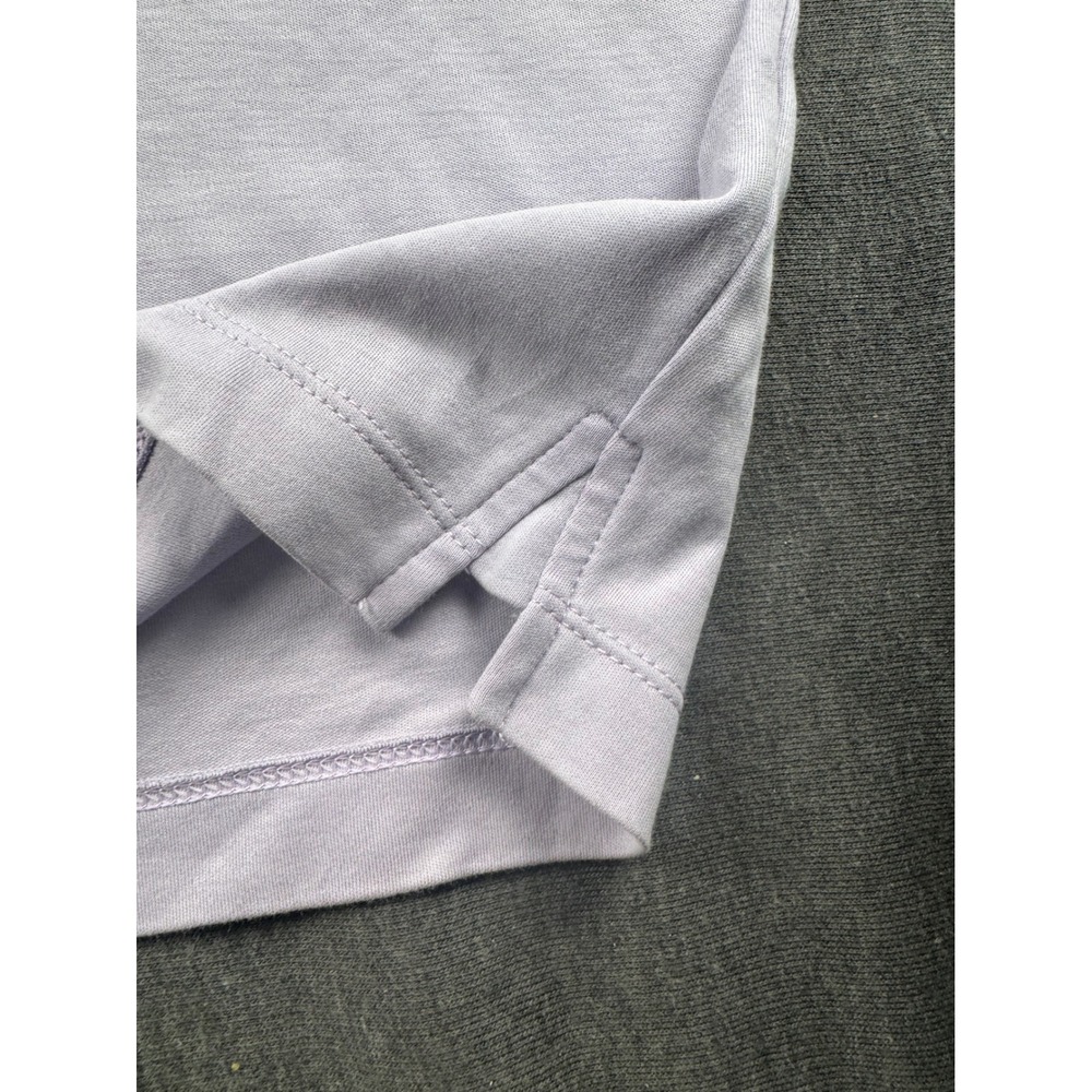 Joseph Abboud Liquid Soft Polo Shirt Mens Large Purple Lavender 100% Cotton L - Picture 6 of 9